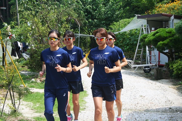 [지리산하계전지훈련] 여자장거리팀 사진