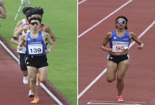 [제79회 전국육상경기선수권대회]  김학수 남자부 5000m 1위, 김도연 여자부 1500m 2위