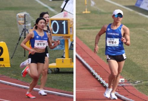 [2026 김해 전국실업육상경기대회] 김도연 여자 5000m 1위, 서범수 남자경보 10000m 1위