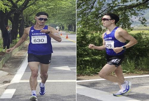 [제80회 전국육상경기선수권] 최병광 남자 하프경보, 주현명 남자 경보 30km 1위